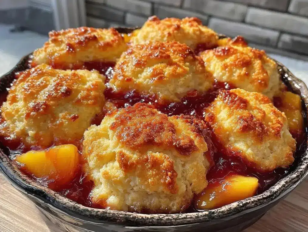 Old Fashioned Peach Cobbler Meal Prep - featured image