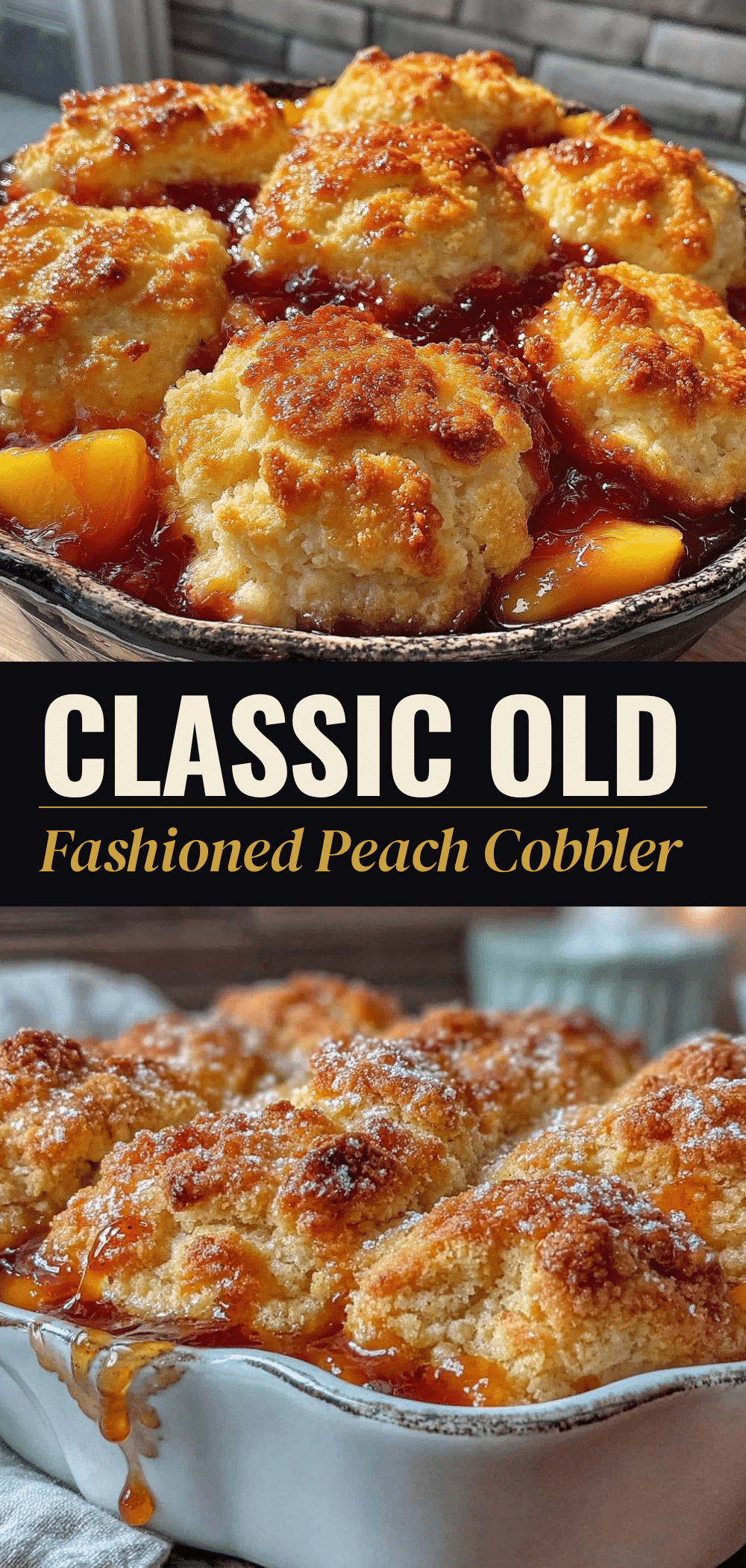Old Fashioned Peach Cobbler Meal Prep: 4 Easy Freezer Meals 5 Old Fashioned Peach Cobbler Meal Prep recipe