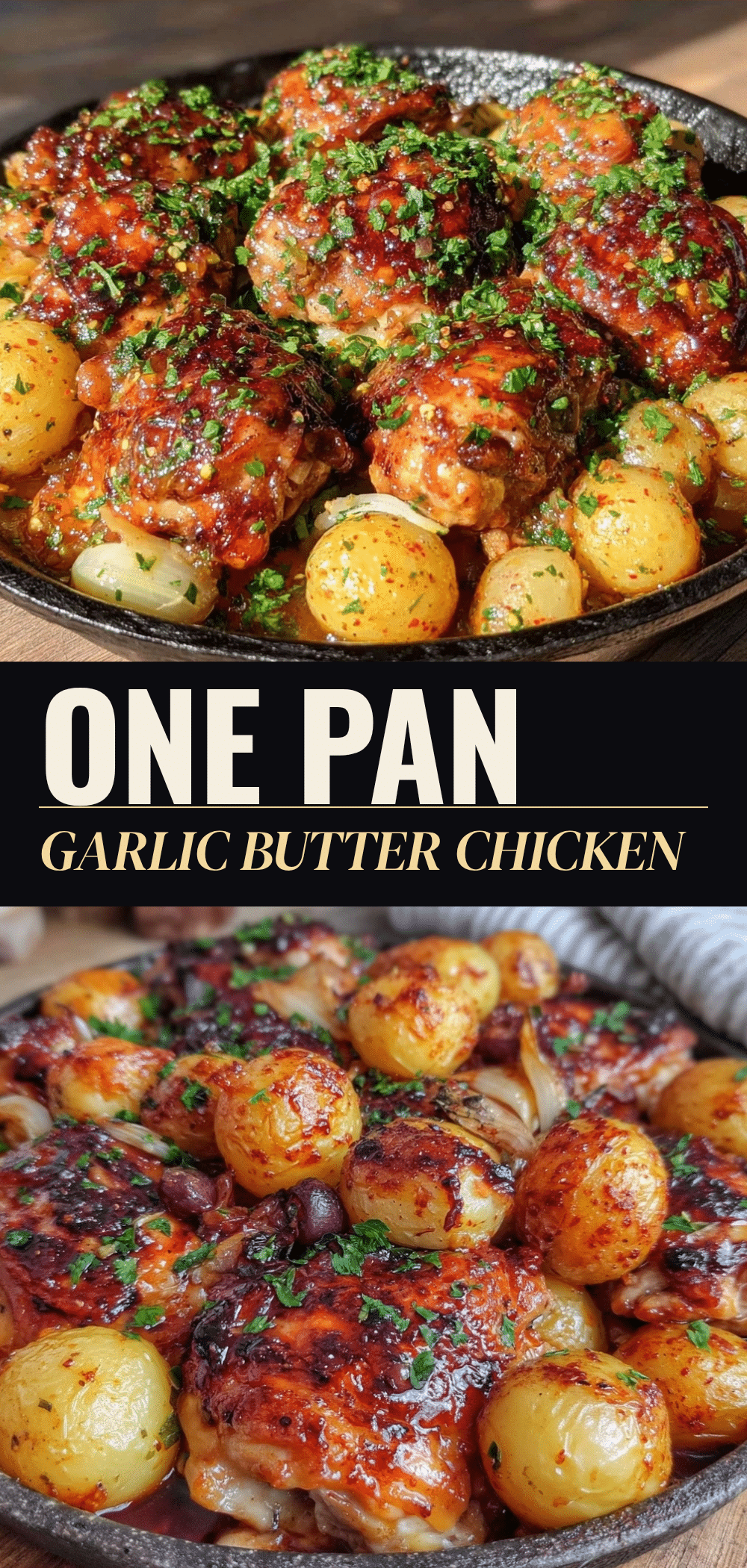 One-Pan Garlic Butter Chicken & Potatoes Kids Help Make 5 one pan garlic butter chicken and potatoes recipe