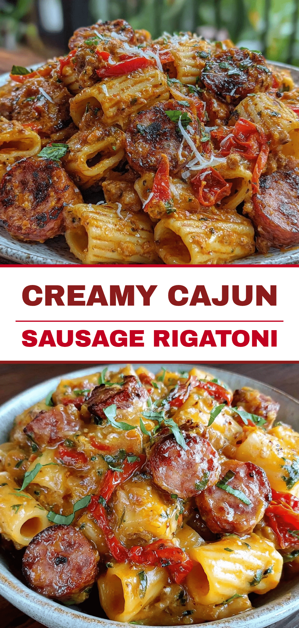 One-Pot Cajun Sausage Rigatoni: Easy Budget Family Meal 5 One-Pot Cajun Sausage Rigatoni recipe