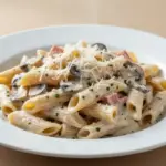 one-pot creamy garlic parmesan pasta - featured image
