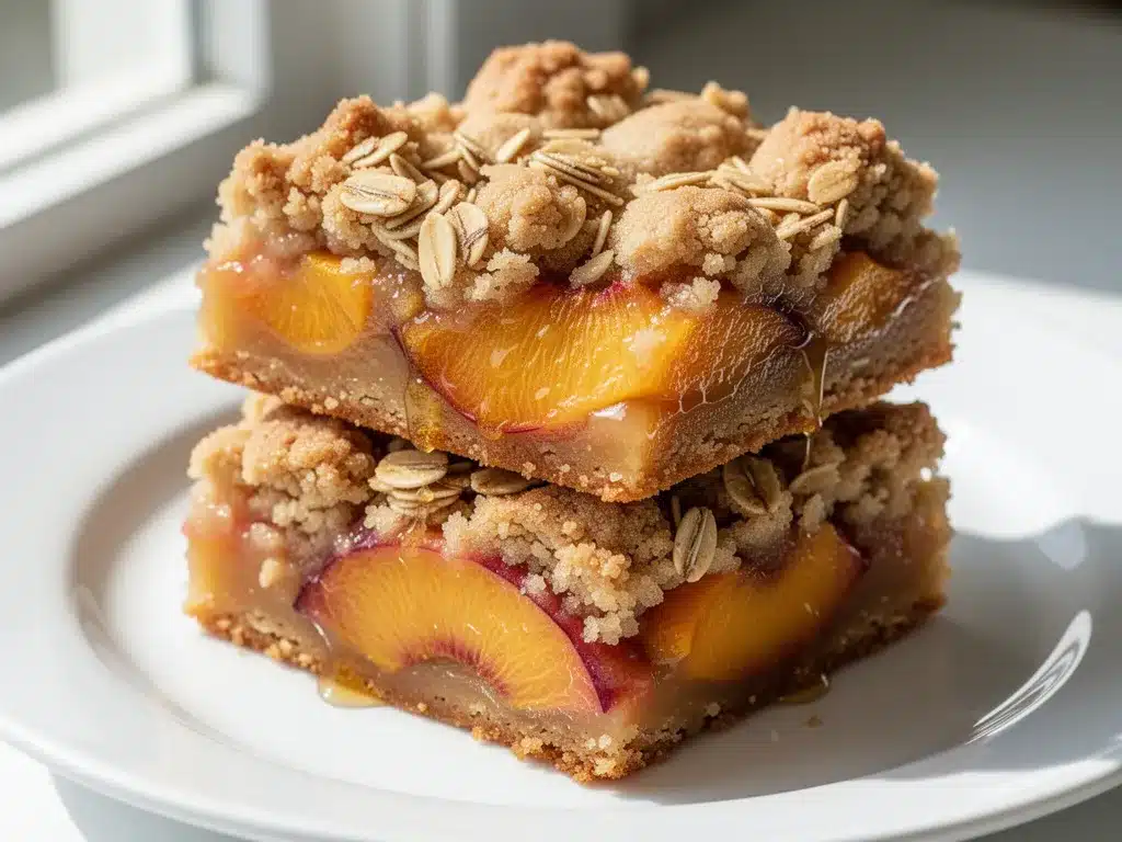 Peach Cobbler Bars: Best Easy Labor Day Dessert 4 peach cobbler bars preparation steps
