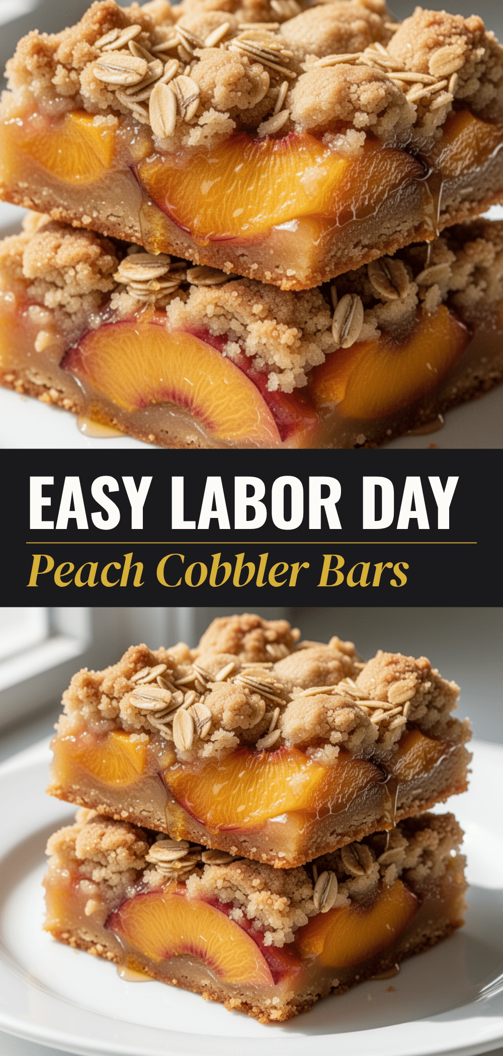 Peach Cobbler Bars: Best Easy Labor Day Dessert 5 peach cobbler bars recipe