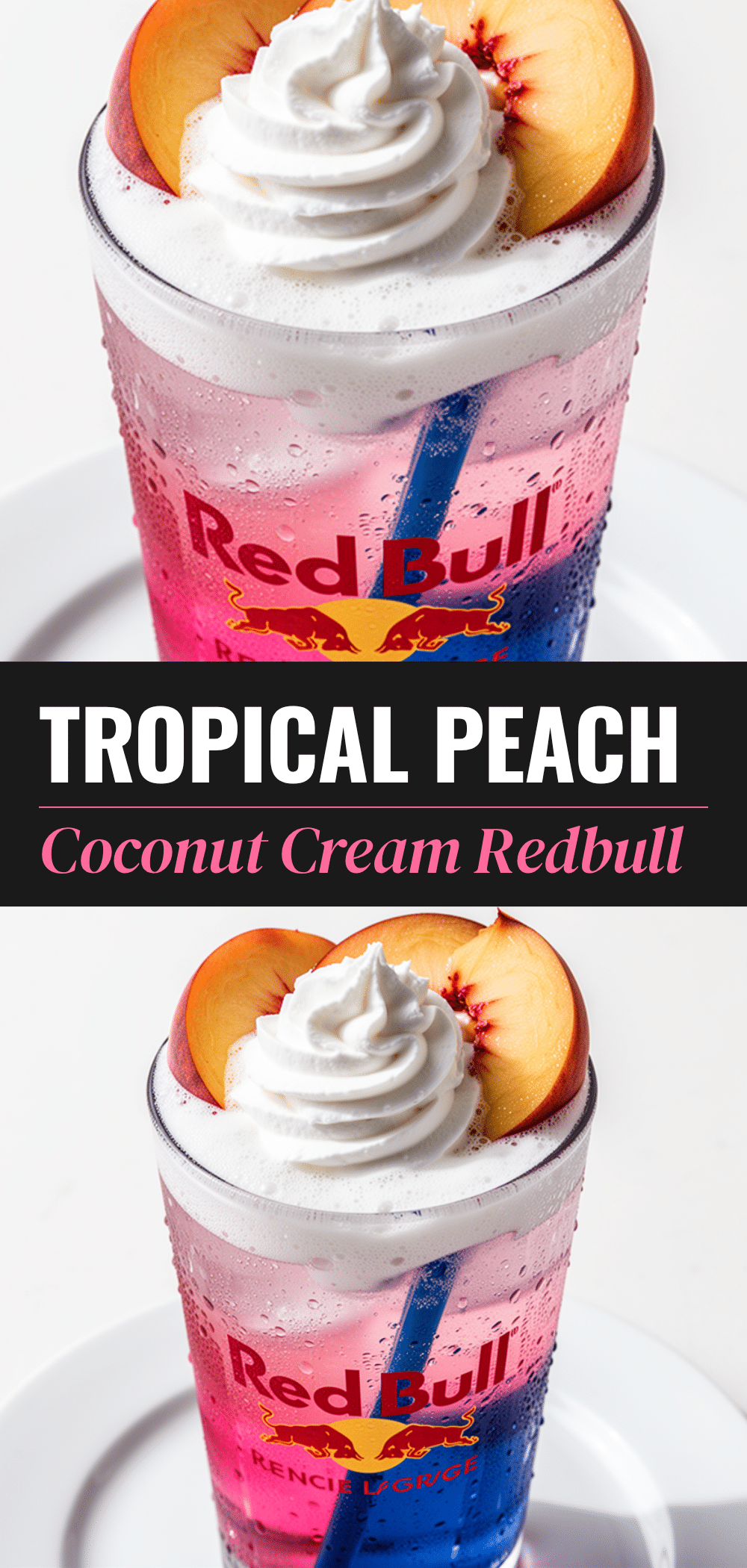 Peach Coconut Cream Redbull: 1 Easy Energy Drink 5 Peach Coconut Cream Redbull recipe