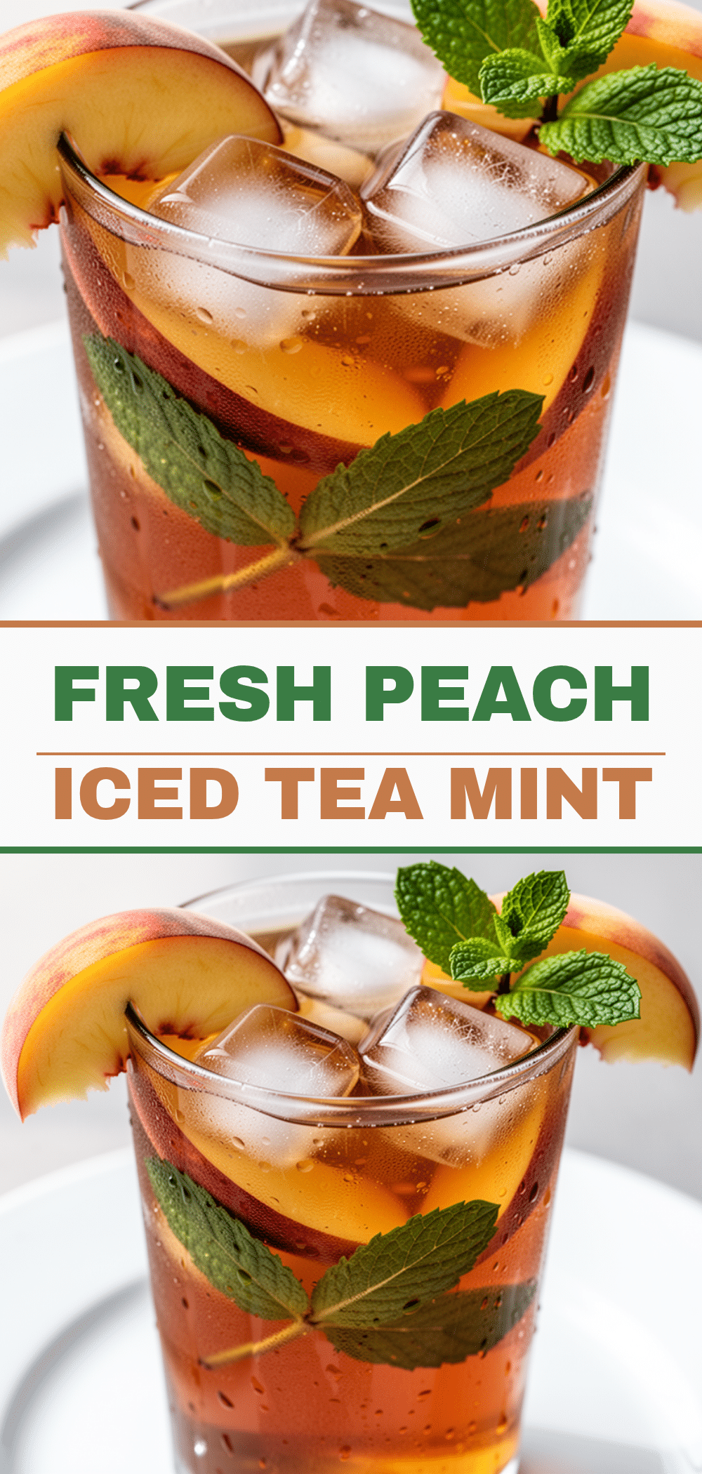 Iced Tea Drink: Easy Peach Mint Recipe 5 peach mint iced tea recipe
