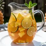 pineapple rum punch - featured image