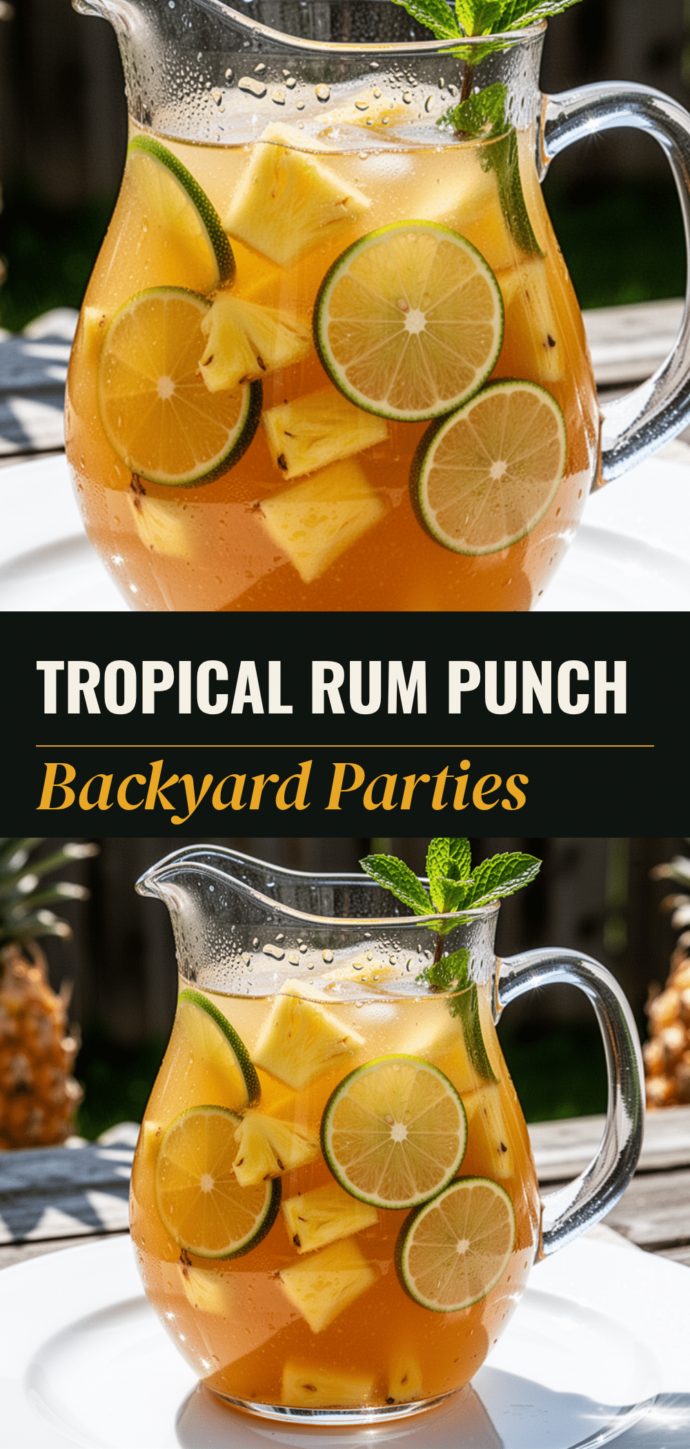 Pineapple Rum Punch: Easy 4-Ingredient Labor Day Drink 5 pineapple rum punch recipe