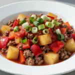 quick ground beef skillet - featured image