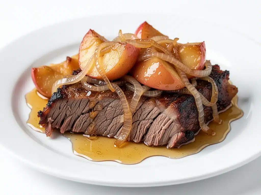 Rosh Hashanah Apple and Honey Brisket - featured image