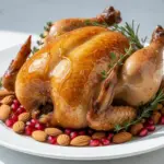 Rosh Hashanah Honey Glazed Roast Chicken - featured image