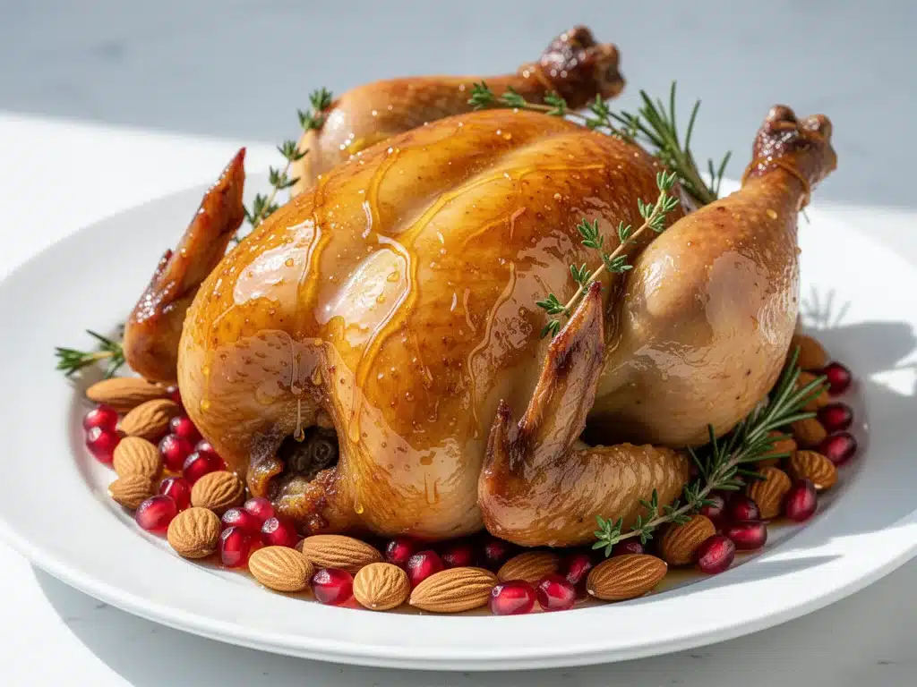 Rosh Hashanah Honey Glazed Roast Chicken - featured image