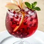 Rosh Hashanah Sparkling Pomegranate and Honey Cocktail - featured image