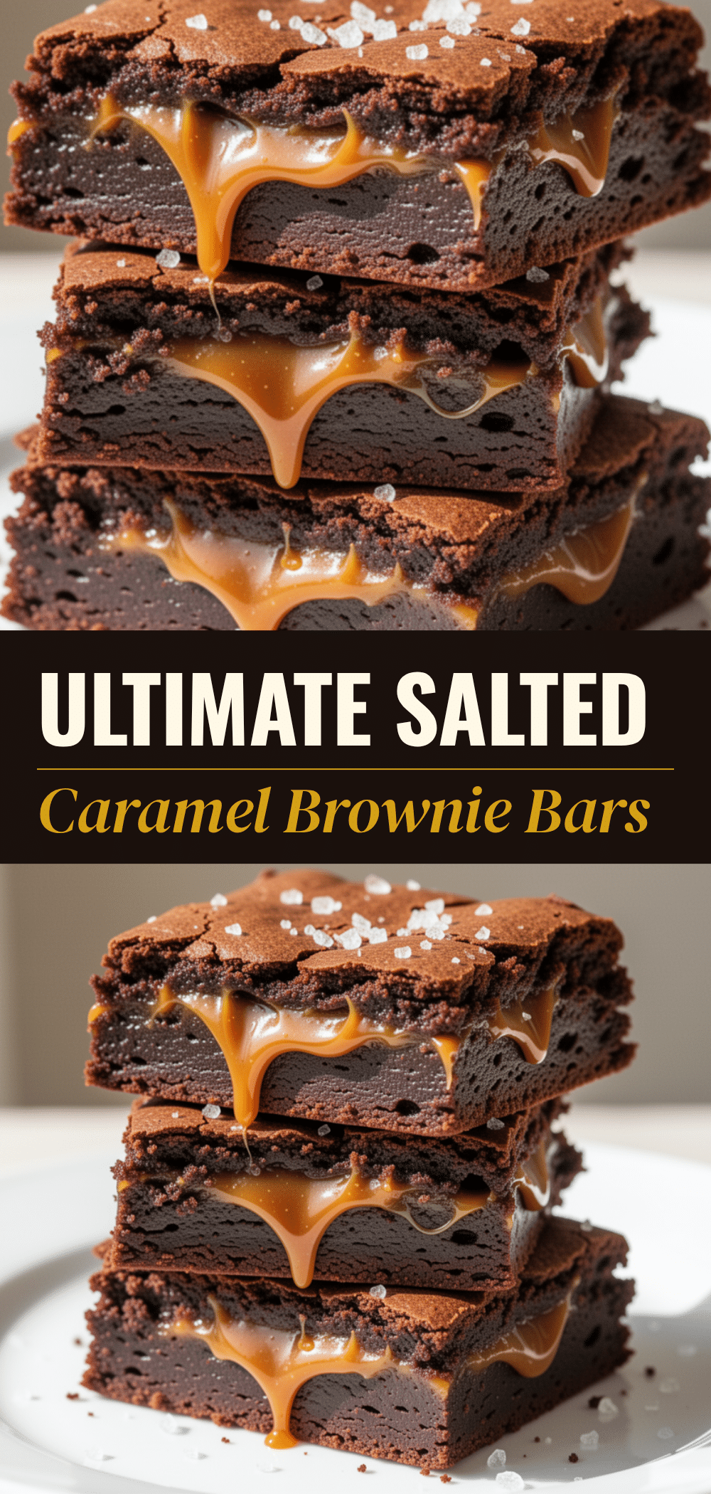 Salted Caramel Brownie Bars: Easy End of Summer Dessert 5 salted caramel brownie bars recipe