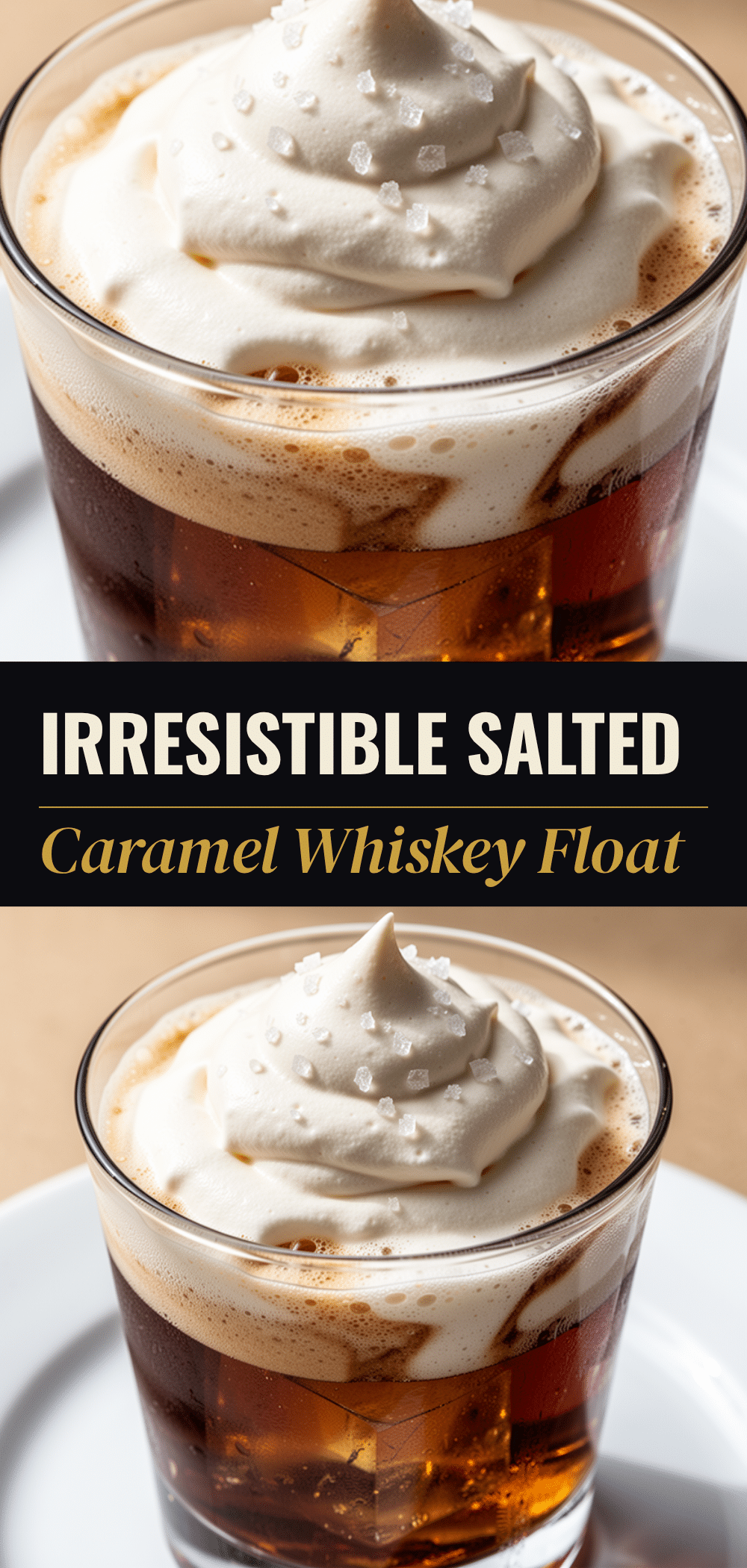Salted Caramel Whiskey Float: Best Cozy Winter Cocktail 5 Salted Caramel Whiskey Float recipe