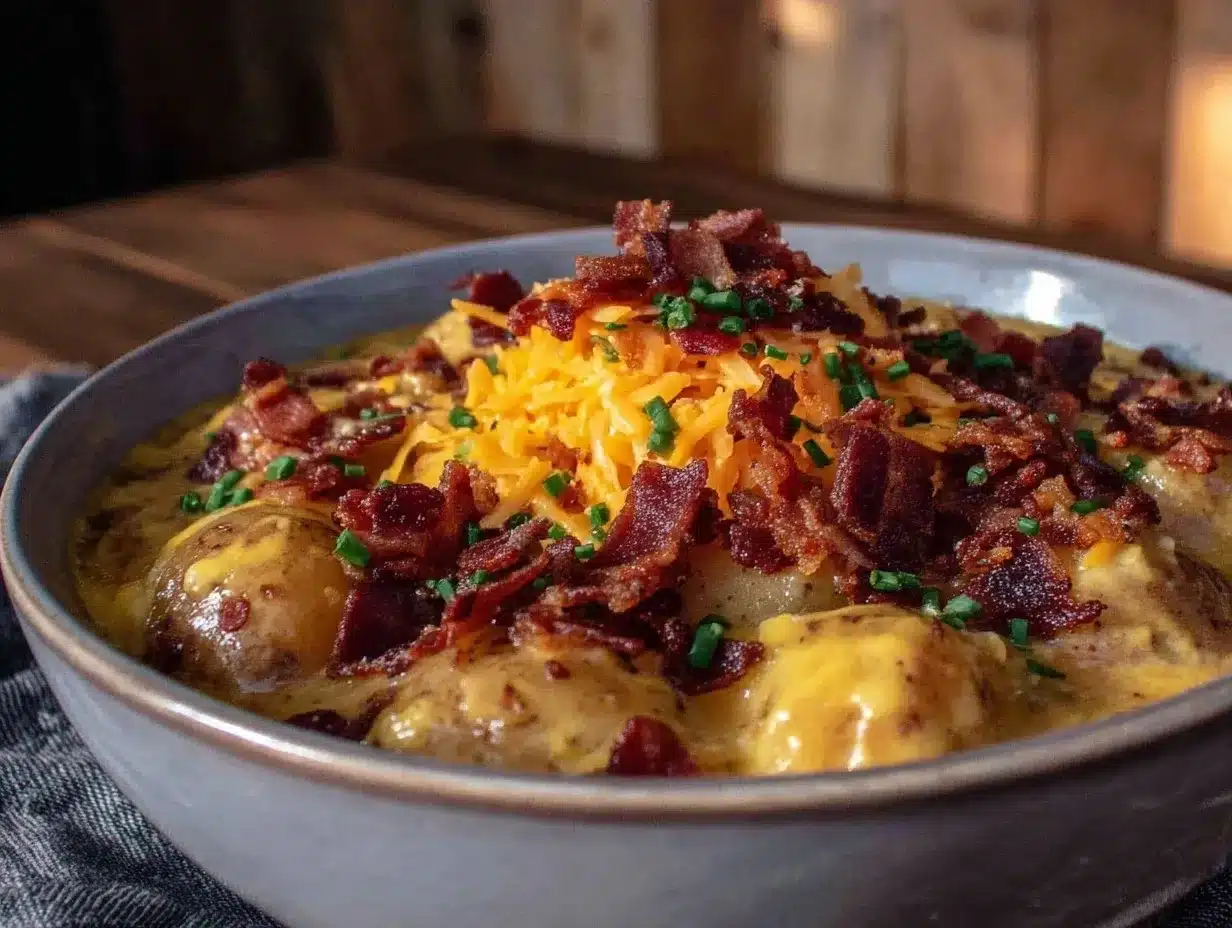 Smoked Cheeseburger Potato Soup: Best Smoky Outdoor Comfort Food 4 smoked cheeseburger potato soup preparation steps
