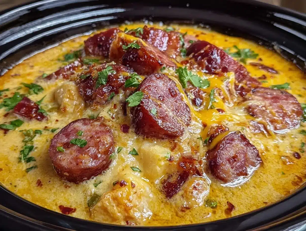 Easy Smoked Sausage Queso Dip: Make It Once, Eat It 4 Times 4 smoked sausage queso dip preparation steps