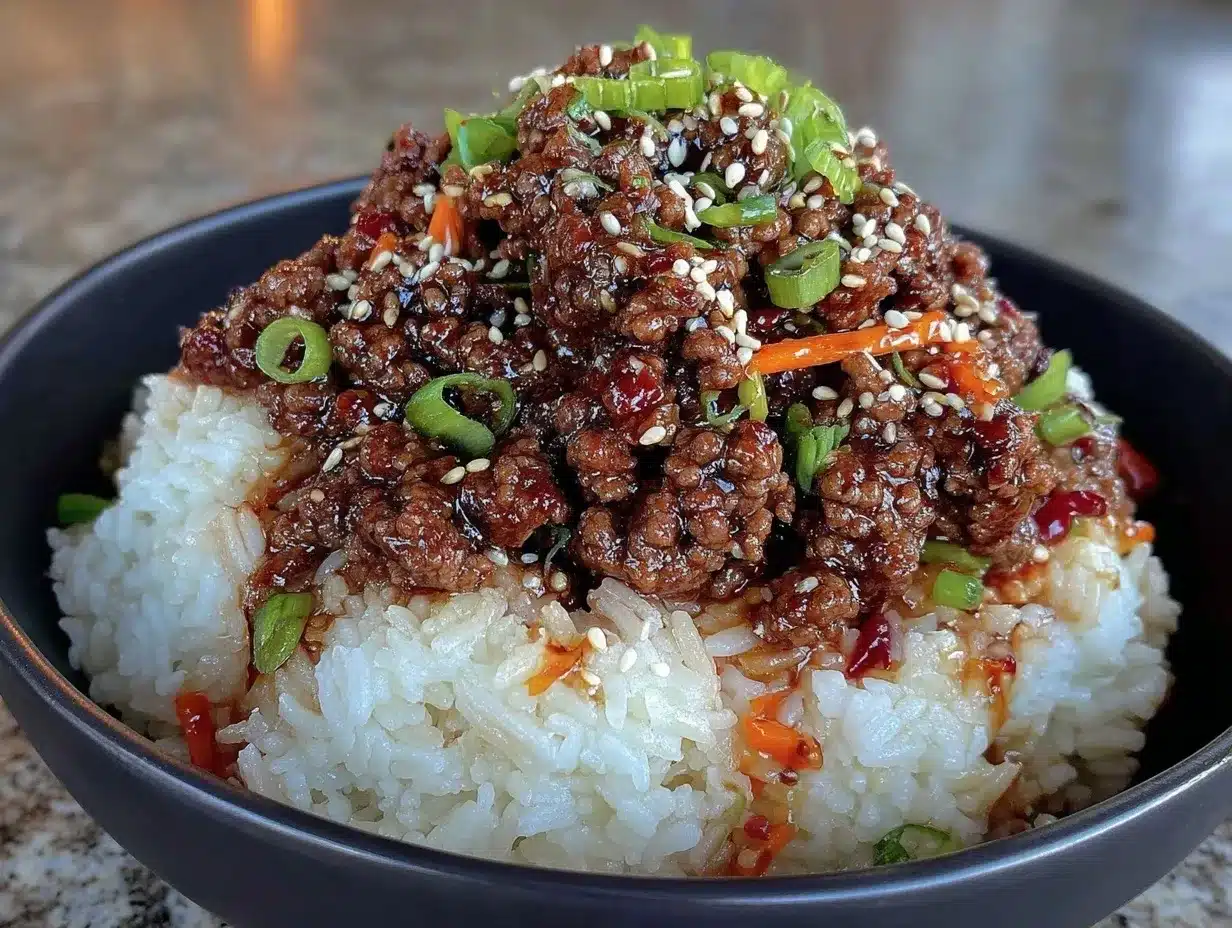 Smoky Korean Ground Beef Bowls: 20-Min Outdoor Grill Meal 4 Smoky Korean Ground Beef Bowls preparation steps