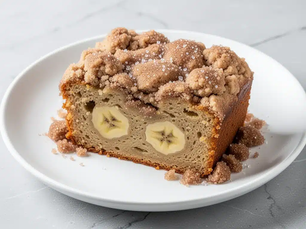 Soft Banana Dessert Bread with Cinnamon Sugar Streusel 4 soft banana dessert bread with cinnamon sugar streusel preparation steps