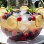 sparkling berry lemonade - featured image
