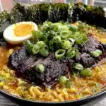Spicy Homemade Ramen with Jammy Eggs - featured image
