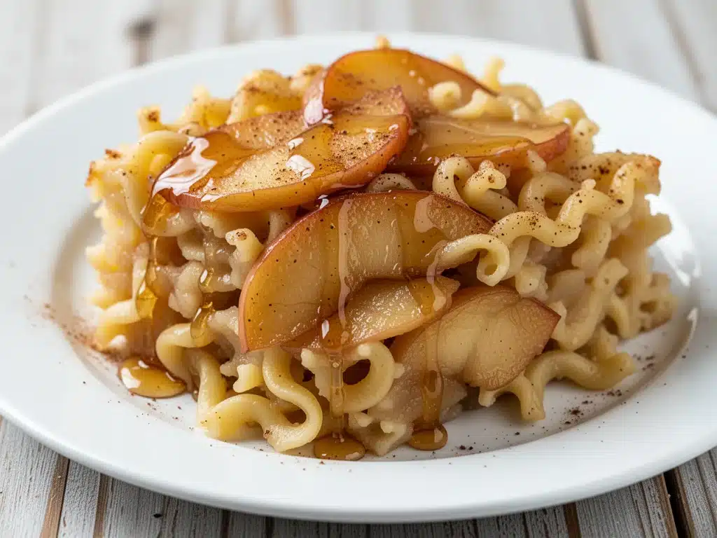 sweet apple kugel - featured image