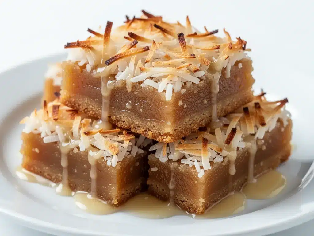 Toasted Coconut Dessert Bars: 5-Ingredient Easy Treat 4 Toasted Coconut Dessert Bars preparation steps