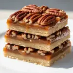toasted pecan caramel dessert bars - featured image