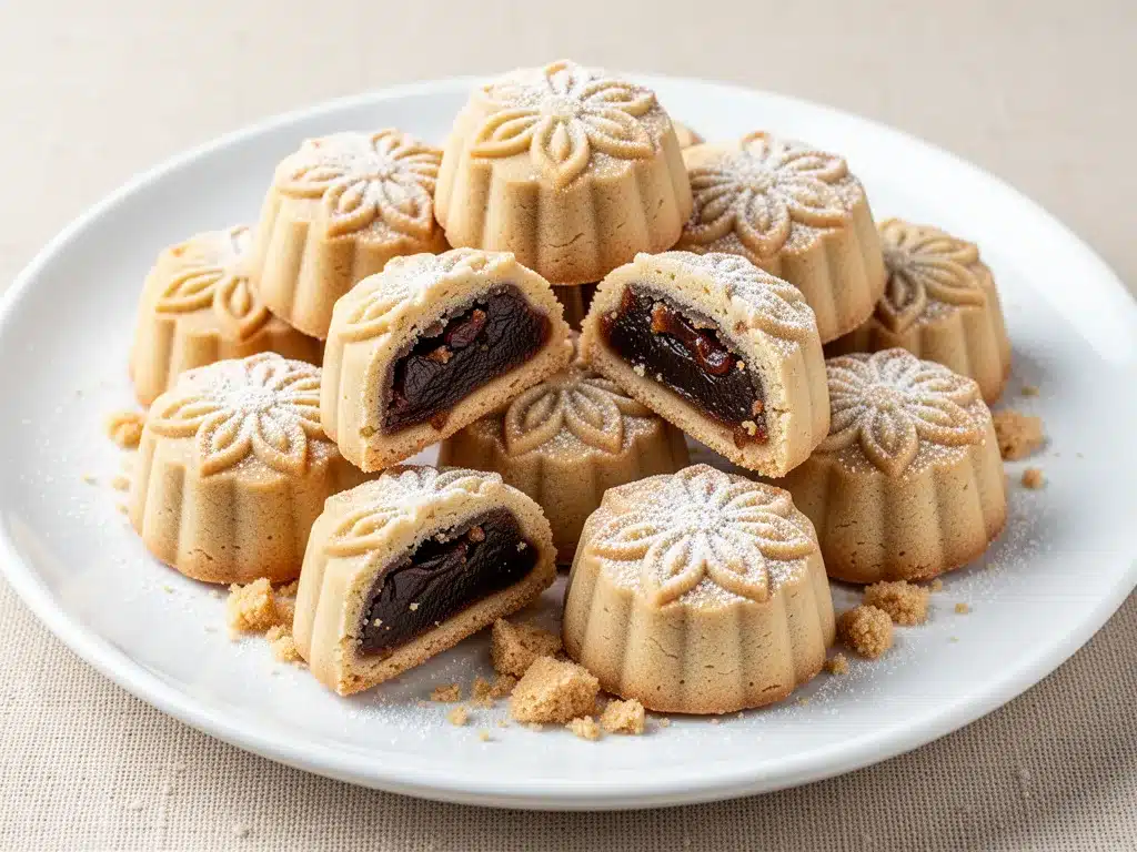 Traditional Maamoul Cookies: Best Easy Eid Date Filling 4 traditional maamoul cookies preparation steps