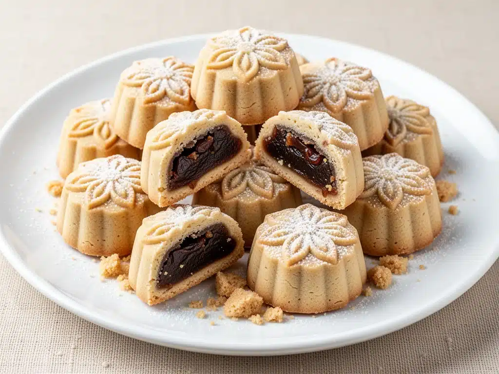 traditional maamoul cookies - featured image