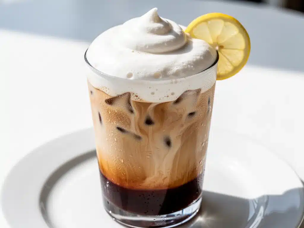 Vanilla Sweet Cream Cold Foam Iced Coffee: 3-Step Starbucks Copycat 4 vanilla sweet cream cold foam preparation steps