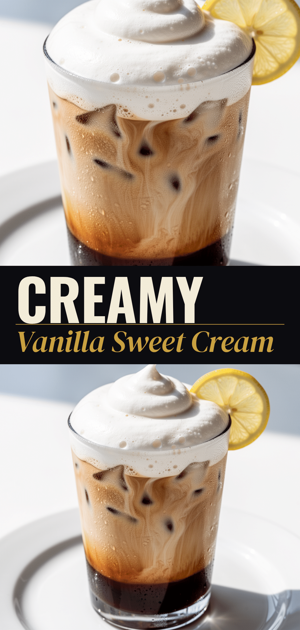 Vanilla Sweet Cream Cold Foam Iced Coffee: 3-Step Starbucks Copycat 5 vanilla sweet cream cold foam recipe