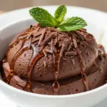 vegan chocolate avocado mousse - featured image
