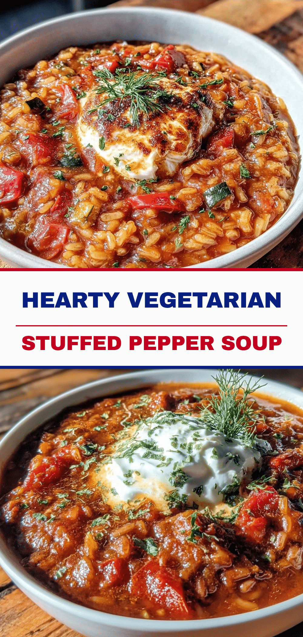Comforting Vegetarian Stuffed Pepper Soup: The Best Self Care Meal 5 vegetarian stuffed pepper soup recipe