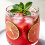 watermelon mint lime juice - featured image