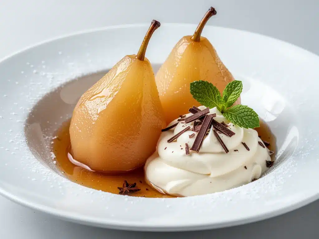 Winter Spiced Poached Pears: 3-Step Elegant Holiday Dessert 4 Winter Spiced Poached Pears preparation steps