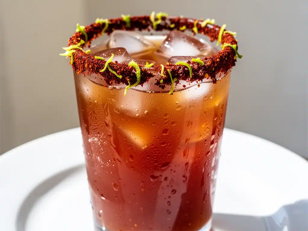 zesty tamarind chili lime margarita - featured image